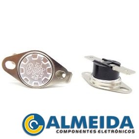 TERMOSTATO PLASTICO KSD301 N/F 180 GRAUS 10A 250V