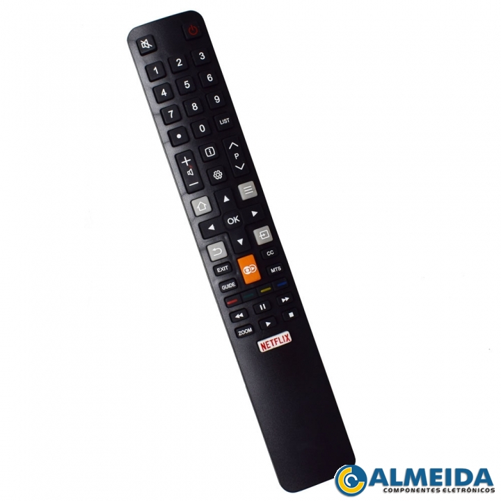 CONTROLE LCD TCL 4K UHD GLOBOPLAY/NETFLIX SKY-8027