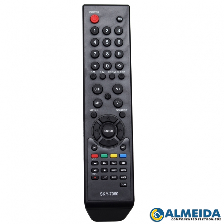 CONTROLE LCD PHILCO GINGA/T-LINK PH29E52DG SKY-7060