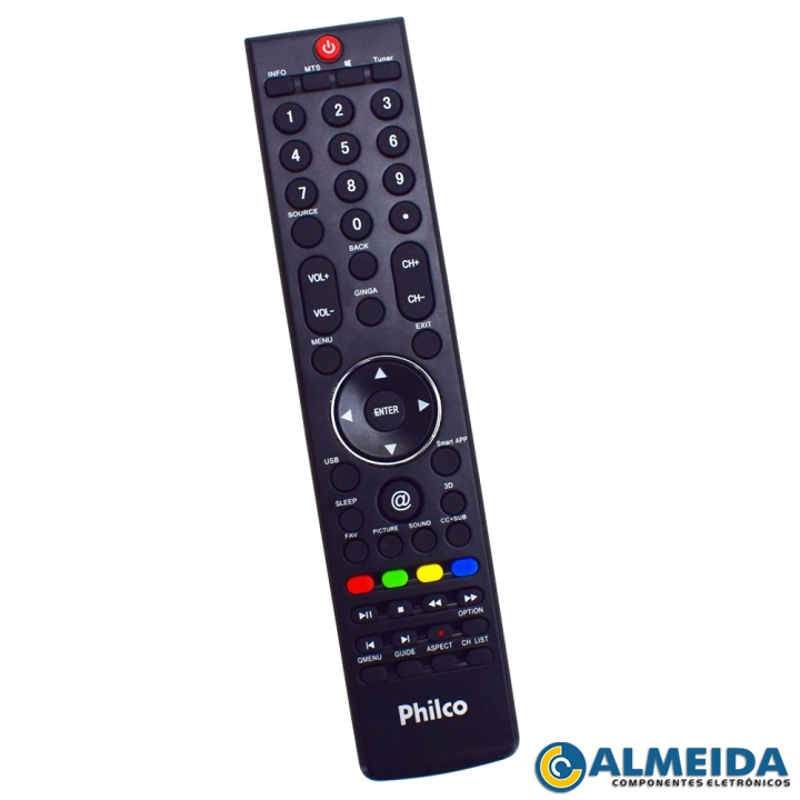 CONTROLE LCD PHILCO SMART TV 3D PH32U2/PH43/PH50A/PH51 ORIGINAL