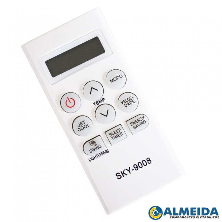 CONTROLE AR CONDICIONADO LG SMILE HI WALL SKY-9008