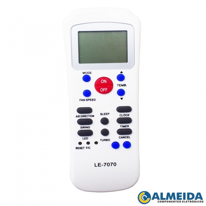 CONTROLE AR CONDICIONADO CARRIER X-POWER R14A/CE LE-7070