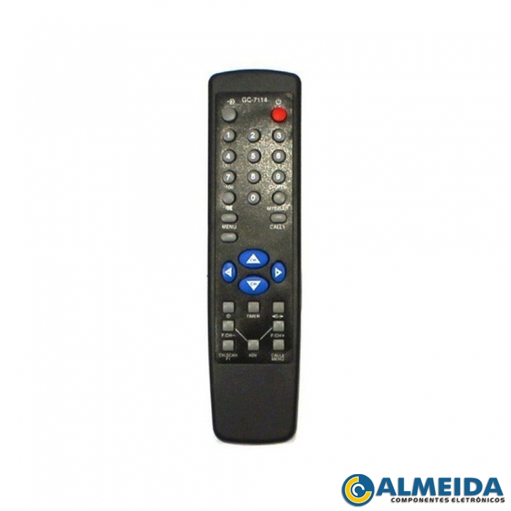 CONTROLE TOSHIBA CT43007100/TV2056M GC 7114
