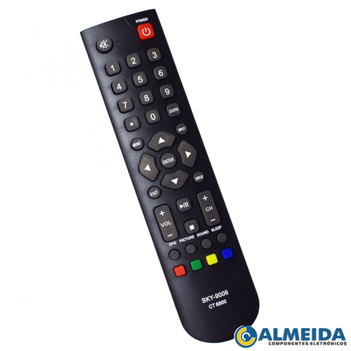 CONTROLE LCD SEMP TOSHIBA CT-6800 SKY-9006