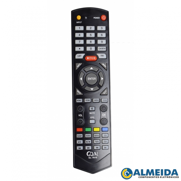 CONTROLE LCD SEMP TOSHIBA STI C/ NETFLIX GL-7010