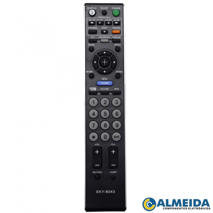 CONTROLE LCD SONY BRAVIA RM-YD023 SKY-8043