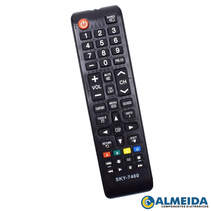 CONTROLE LCD SAMSUNG SMART TV UN32/UN40/UN46EH6030 SKY-7460