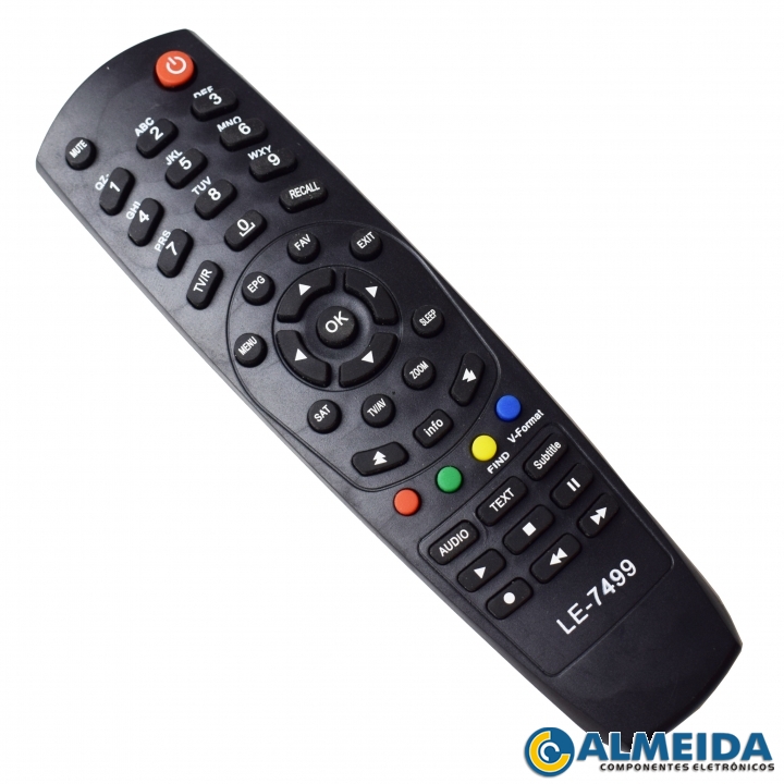 CONTROLE RECEPTOR AZAMERICA S922 MINI/COMBATE HD SKY-7499