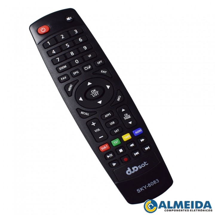 CONTROLE RECEPTOR DUOSAT TROY LEGACY/ONE NANO/WAVE SKY-8083