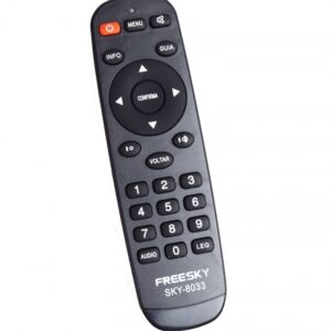 CONTROLE RECEPTOR FREESKY TV 4K ULTRA HD SKY-8033