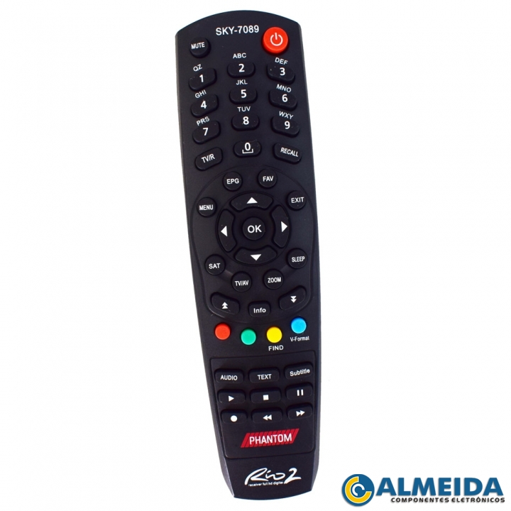 CONTROLE RECEPTOR PHANTOM RIO/RIO 2 SKY-7089