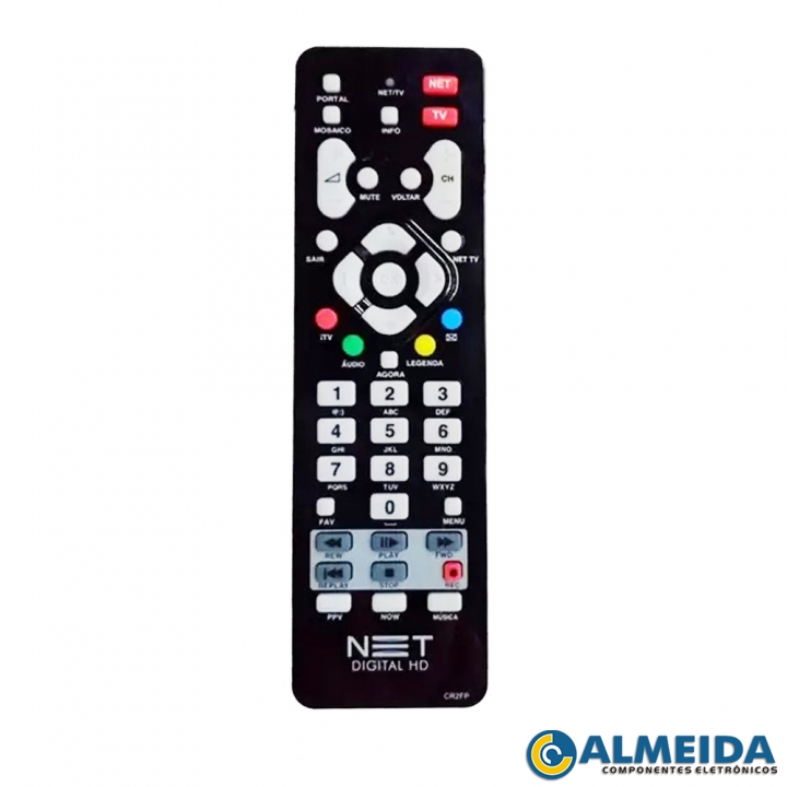 CONTROLE RECEPTOR NET DIGITAL HD (ORIGINAL)