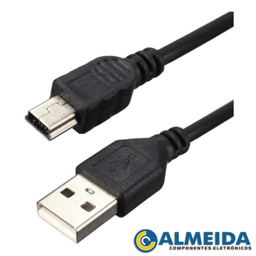 CABO USB MACHO PARA MINI USB V3 80CM