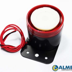 SIRENE P/AUTO DC 12V 1 TOM 30W (GC)