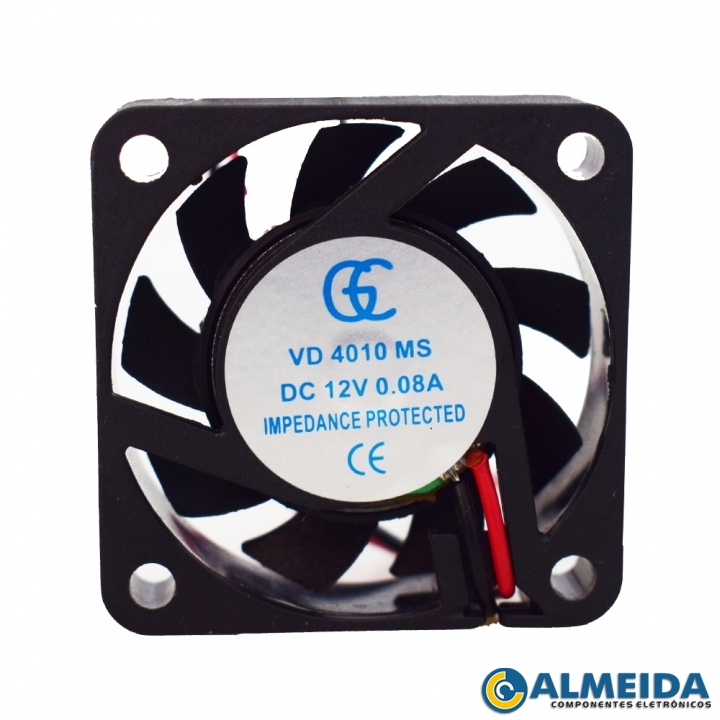 MICRO VENTILADOR COOLER 40X40X10MM DC 12V ALLTECH