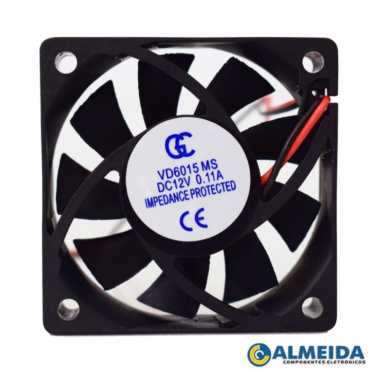 MICRO VENTILADOR COOLER 60X60X20MM DC 12V GOLDEN CABO