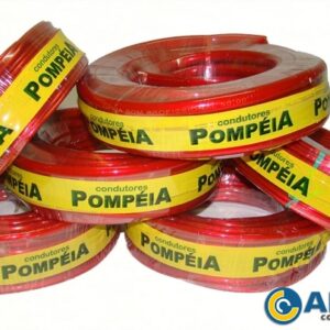 FIO MODULO 9MM CRISTAL VERMEMLHO 100MTS POMPEIA