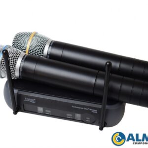 MICROFONE SEM FIO DUPLO UHF PROFISSIONAL PGX4