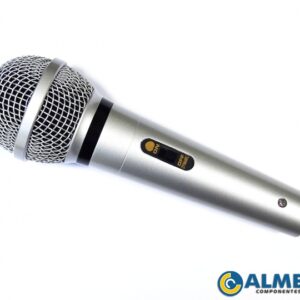 MICROFONE MUD-515 C/CABO 5MTS PRATA (ALLTECH)