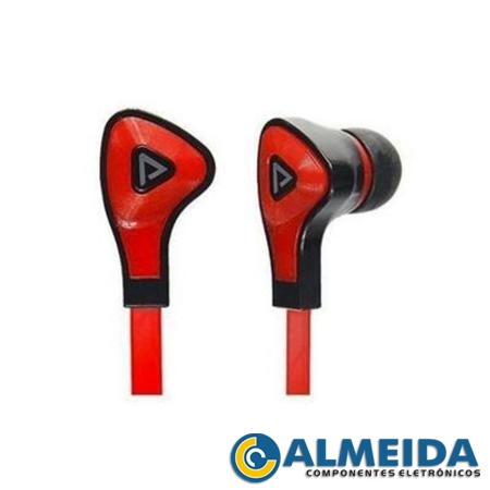 FONE DE OUVIDO COM MICROFONE SMARTPHONE/MP3 EF-400MV EXBOM