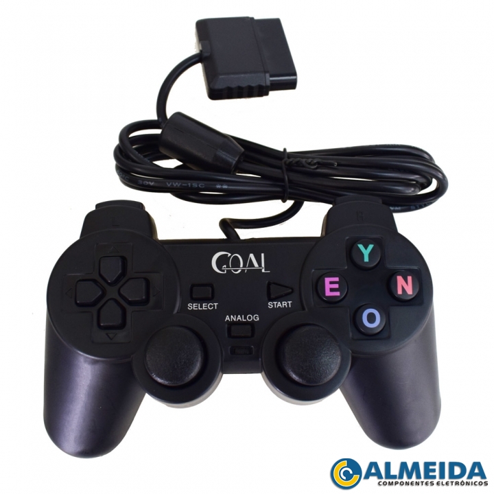 CONTROLE JOYSTICK C/ ANALOGICO PS1/PS2 GL-0064 GOAL