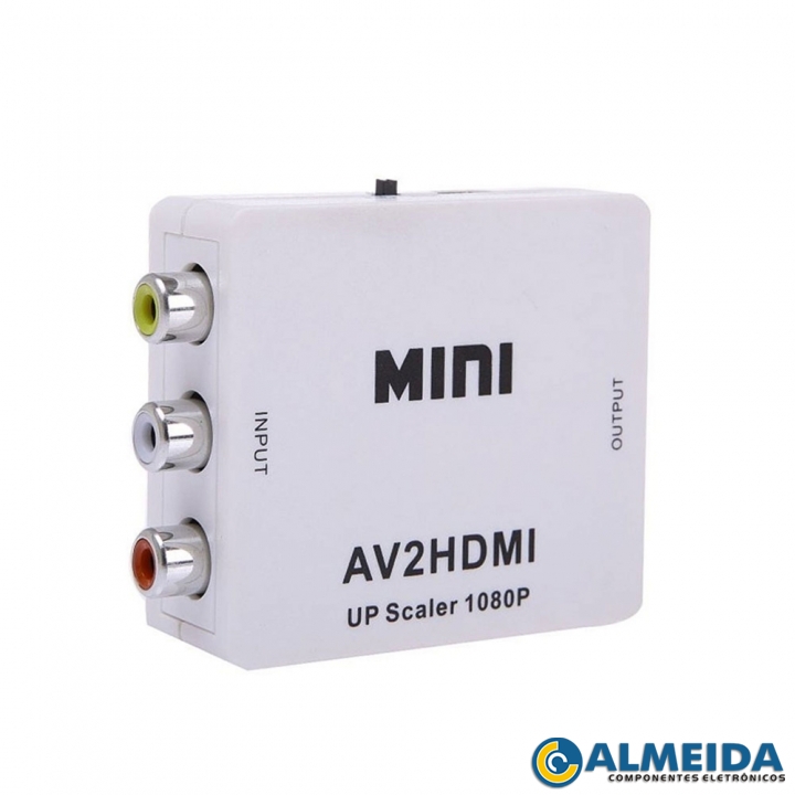 CONVERSOR RCA PARA HDMI 720P/1080P CC-AH10 EXBOM