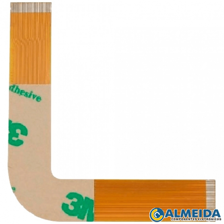 CABO FLAT LEITOR PS2 SLIM 7000X 7500X TIPO L