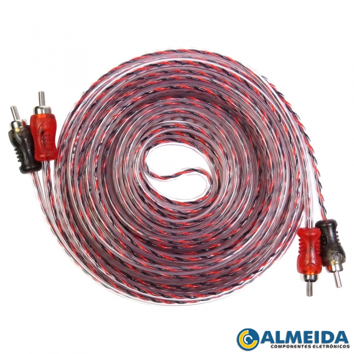 CABO 2RCA + 2RCA PROFISSIONAL 5 METROS CBRC0036 STORM