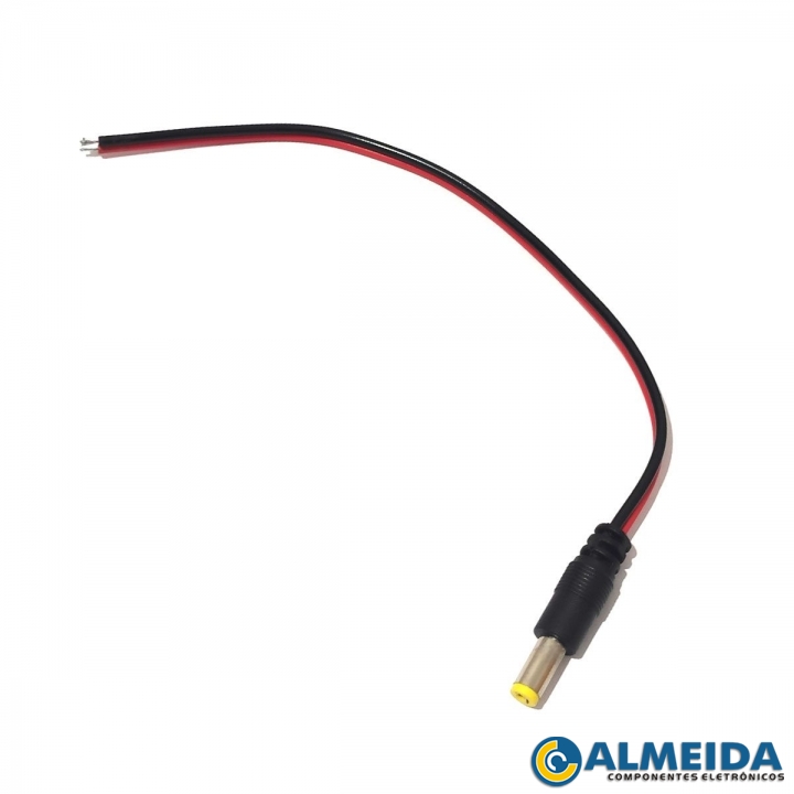 RABICHO PARA CAMERA 5.5X2.1MM 25CM