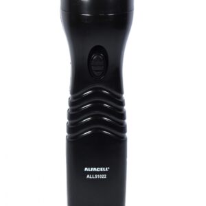 LANTERNA RECARREGAVEL  5 LEDS PRETA (ALFACELL)