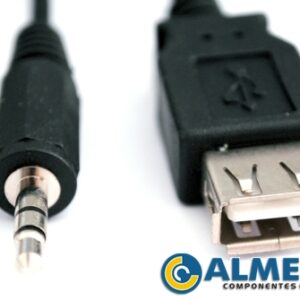 CABO USB FEMEA PARA P2 STEREO MACHO IPOD/MP3/MP4 1,80MTS