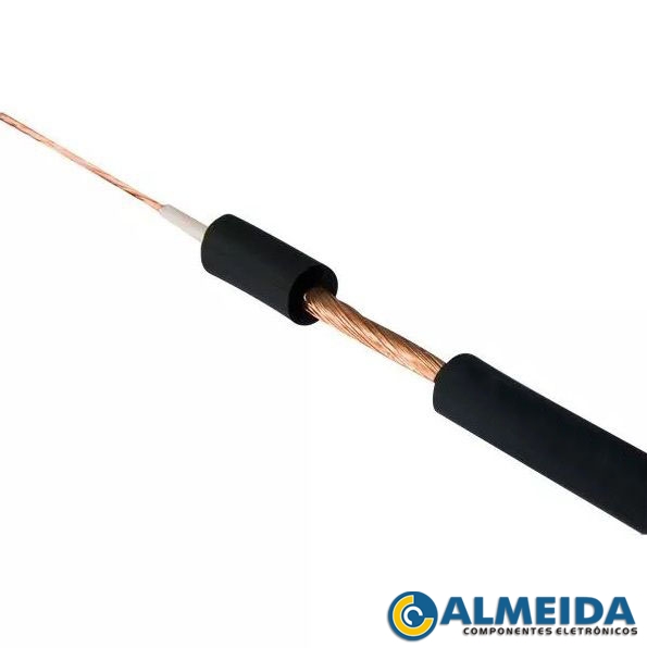 CABO MICROFONE TRANCADO EMBORRACHADO 1X0,32MM2 CAPA 3MM MULTCABO