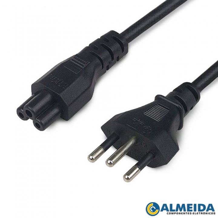 CABO DE FORCA MICKEY 3X0,75MM 10A 250V NBR 1,50MTS INMETRO