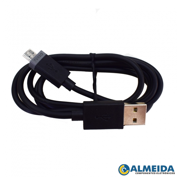 CABO USB MICRO USB V8 TURBO 25W XIAOMI/SAMSUNG/MOTOROLA 1 METRO