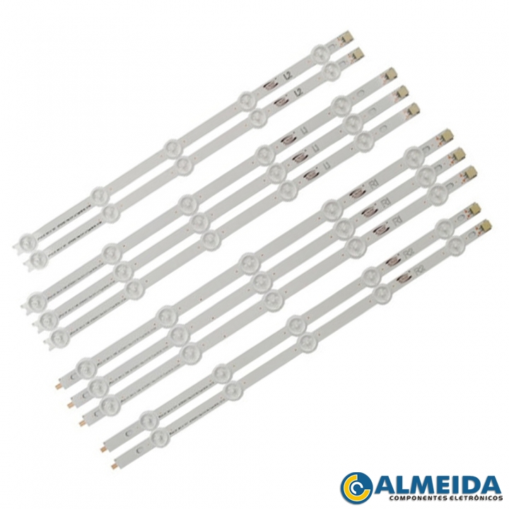 KIT BARRA DE LED LG 42LN5400/5700/42LA6200 (10 BARRAS)