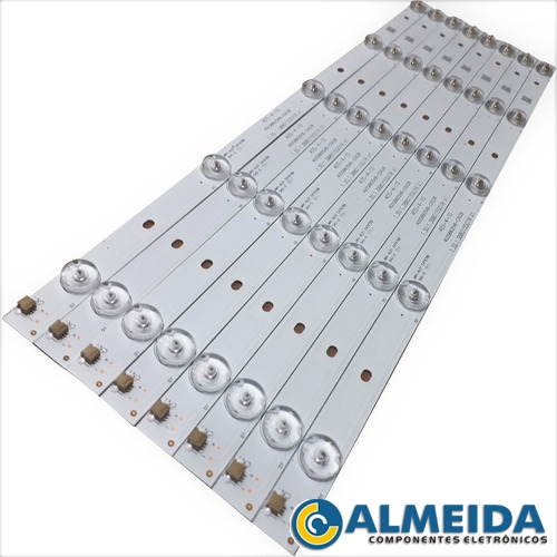 KIT BARRA DE LED PHILCO PH40R86DSGW 5 LED 8 BARRAS