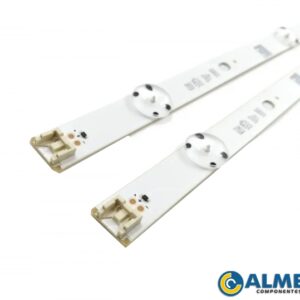 KIT BARRA DE LED LG 32LJ600B/32LH515B/LW300/32LX300C 59CM 2 BARRAS