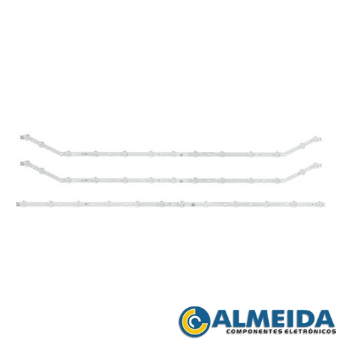 KIT BARRA DE LED SAMSUNG UN40H4200/4203/5100/5103AG 3 BARRAS