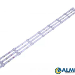 KIT BARRA DE LED SAMSUNG UN40J5200AG/5290/LH40RBHB 8 LED 3 BARRAS