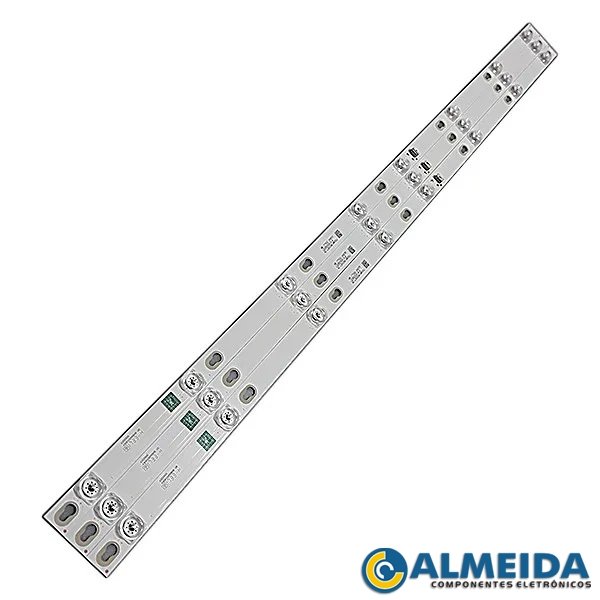 KIT BARRA DE LED TCL L43S4900FS 43D2900 8 LED 3 BARRAS