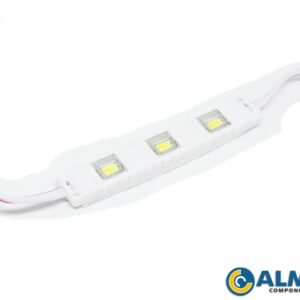 MODULO DE LED 5730 BRANCO FRIO COM LENTE BLINDADA (3 LED)