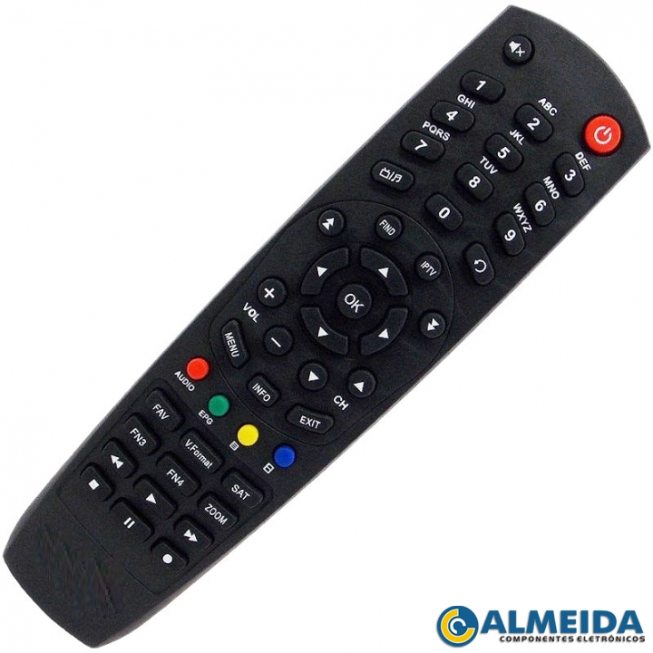 CONTROLE RECEPTOR TOCOMSAT LIFE/DUPLO HD/COMBATE S SKY-8021