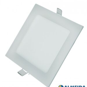 LUMINARIA LED EMBUTIR 12W 6500K BRANCO FRIO REDONDA EXBOM