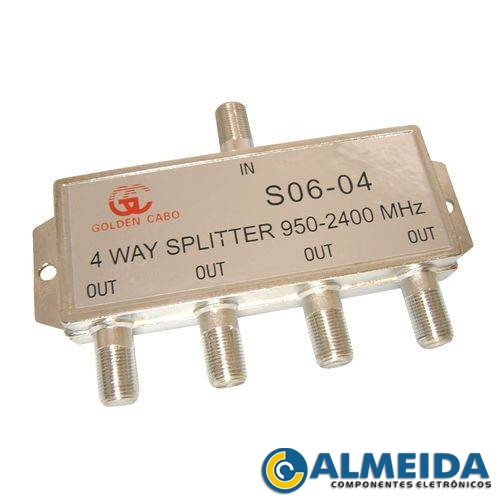 DIVISOR DE ANTENA 1X4 950-2400MHZ (GC)