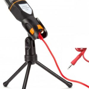 MICROFONE CONDENSADOR OMNIDIRECIONAL COM FIO PLUG P2 SF-666