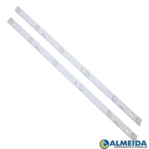 KIT BARRA DE LED TCL 32L1800/32L2600/32L2900/L32S4900S 2 BARRAS