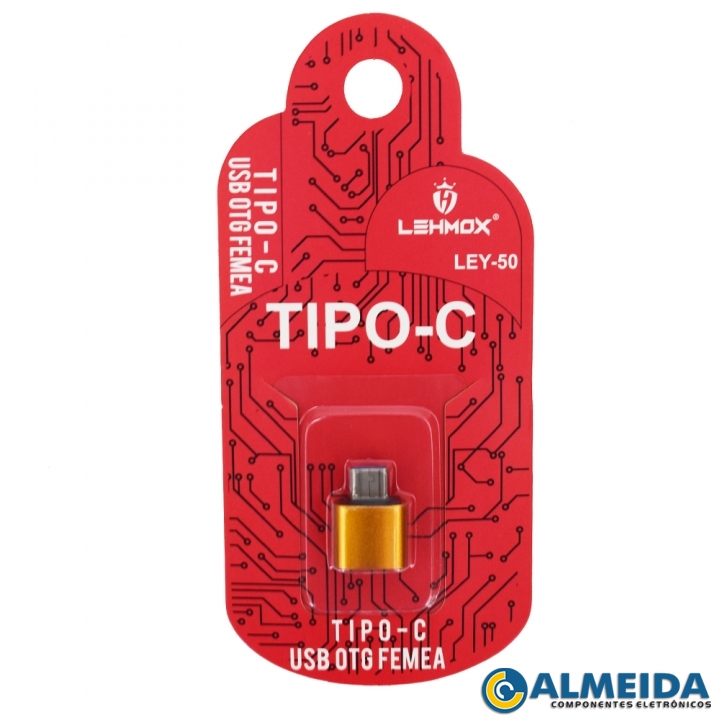 ADAPTADOR TIPO C PARA USB OTG LEY-50 LEHMOX