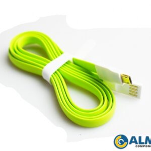 CABO USB MICRO USB V8 SAMSUNG/LG/OUTROS ACHATADO 1,20MTS