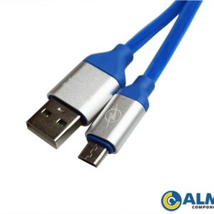 CABO USB MICRO USB V8 SAMSUNG/LG/OUTROS EMBORRACHADO 1,20MTS