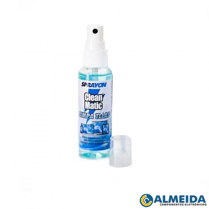 LIMPA TELA 60ML PARA MONITOR/CELULARES/GPS SPRAYON